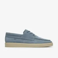 Clarks Clarks - Lockford Boat Light Blue - Blau Schnürschuh