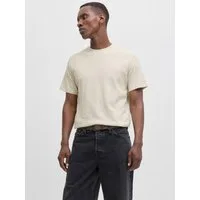 Jack & Jones Rundhalsshirt JJEAUSTIN TEE SS NOOS Materialmix, relaxed fit
