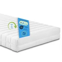 Kaltschaummatratze Balance Duo, 90x200 cm, 140x200 cm und weitere Größen, Bodyprotect, 15 cm hoch, 7-Liegezonen, Wendematratze mit Duo-Härtegrad