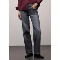 STREET ONE Weite Jeans Style Wideleg mit Glitzer-Details