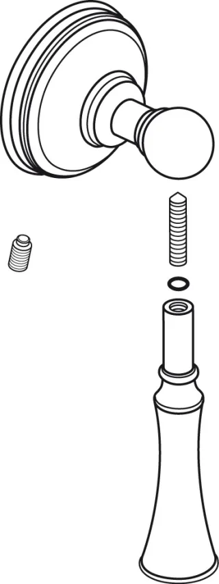 Ideal Standard JADO Griffhebel Lighthouse, komplett, A962799AA