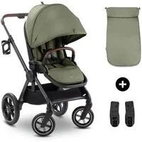 Hauck Kinder-Buggy Comfort N Care - Olive, Sportwagen mit Liegefunktion & höhenverstellbarem Schieber bis 22 kg