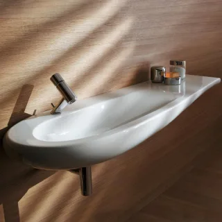 LAUFEN Waschtisch Il Bagno Alessi One 1200x500, weiß mit LCC , Ablage rechts, 81497.3, 8149734001041 H8149734001041