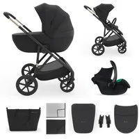 Kinderkraft Kombi-Kinderwagen PRIME 3 3in1, (Set), inkl. Babyschale MINK