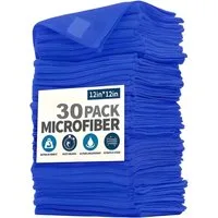 Athlix Mikrofaser Handtücher 30x30 cm Auto Waschen Trocknen Geschirrtuch Mikrofasertuch (30-tlg., Ultraweich, Kratzfrei, hohe Saugfähigkeit)
