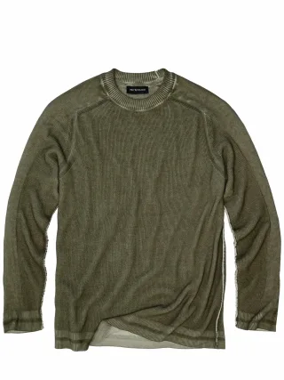 Mey & Edlich Herren Sundowner-Pullover Grün 100 % Baumwolle