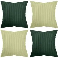 Amilian Kissenhüllen - 4er Set Kissenbezug - Zierkissenbezüge - Kissenbezüge, (4 Stück), 40x40 cm, Kissenhülle für Sofakissen, Dekokissen, Kissen, Zierkissen
