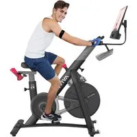 AsVIVA Speedbike S11S Smart Fitnessbike (Inkl. Hantelset), 21,5″ Full-HD Display, 100 Widerstandsstufen, Bluetooth-App
