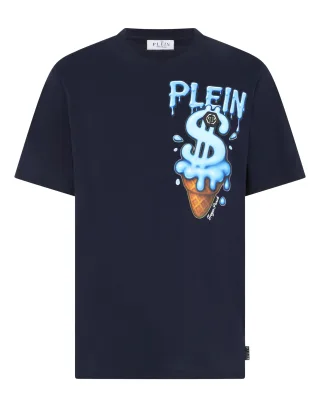 Round Neck T-Shirt Ice Cream Dollar