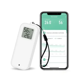 TH13 Tuya WiFi Temperature & Humidity Sensor with LCD Digital Display Indoor Hygrometer Thermometer Smart Home Remote Mo
