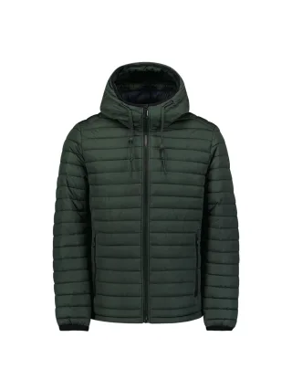 No Excess - Jacket Hooded Short Fit Padded dark steel - Gr. - M