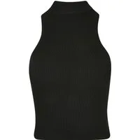 URBAN CLASSICS Muskelshirt Urban Classics Damen Ladies Short Rib Knit Turtleneck Top (1-tlg)