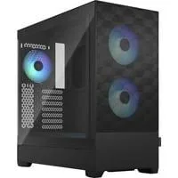 Pop Air RGB Black TG Clear Tint, Tower-Gehäuse schwarz