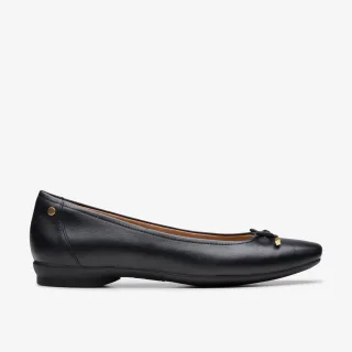 Candra Licht schwarze Lederschuhe
