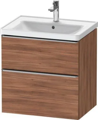 Duravit D-Neo Waschtischunterbau wandhängend Nussbaum Matt 634x452x625 mm - DE4354070790000 DE4354070790000