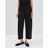 someday Stoffhose CISILIA DECODED in feiner Mélangeoptik Mid Rise, Cropped, Relaxed Fit