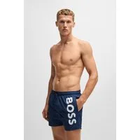 BOSS Badeshorts Octopus Mit BOSS Logoschriftzug, elastischer Taillenbund mit Kordel