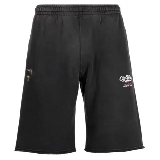Off-white Wave Off Sweatshorts Schwarz