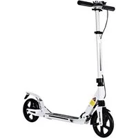 COSTWAY Cityroller Scooter, höhenverstellbar & klappbar, mit Handbremse