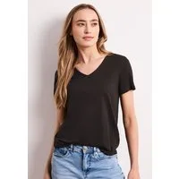 STREET ONE V-Shirt mit V-Ausschnitt