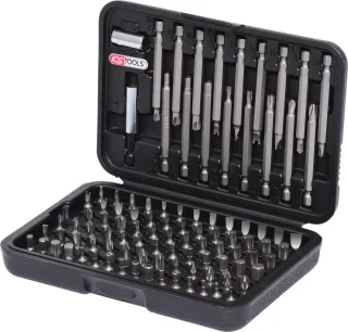 KS Tools 1/4" Bit-Satz, 99-tlg mit langen Bits - 911.2027