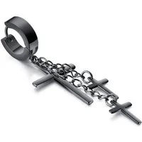 Firetti Single-Creole Schmuck Geschenk Kreuz