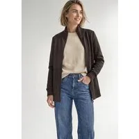 STREET ONE Sweatjacke mit Strick-Detail