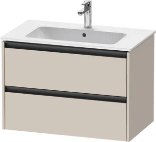 Duravit Ketho.2 Waschtischunterbau wandhängend Taupe Matt 810x480x550 mm - K25263091910000 K25263091910000