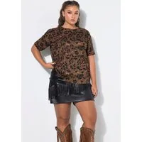 Studio Untold T-Shirt T-Shirt Oversize Shape Leo