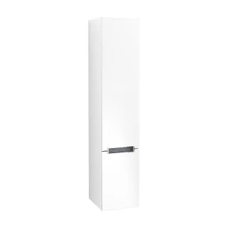 Villeroy & Boch Subway 2.0 Hochschrank A70910MS 35x165x37cm, links, Griff chrom, weiß matt