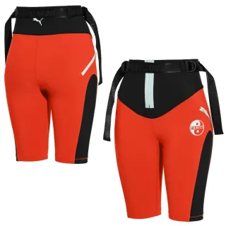 Puma x Fenty Rote Biker -Shorts - Frauen