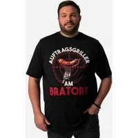 Men Plus T-Shirt T-Shirt Halbarm Bratort