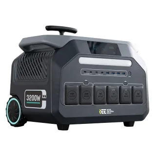 IEETek P2400 Portable Power Station 2400W 2048Wh LiFePO4 Battery Power Backup with 16 Outputs 10ms UPS Ultra Quiet BMS E