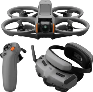 DJI Avata 2 Fly More Combo [mit 1 Akku DJI Goggles 3 RC Motion 3] grau