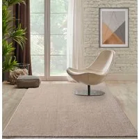 merinos Hochflor-Teppich Forest 340, rechteckig, Höhe: 25 mm, Shaggy, uni meliert, sehr dicht und weich, Wohnzimmer