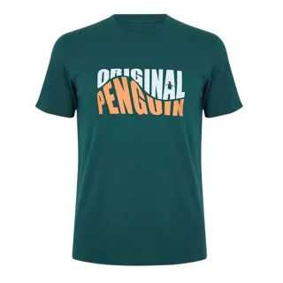 Original Penguin - "Original" T-Shirt für Herren, Rundhalsausschnitt (Junikäfer Blau)