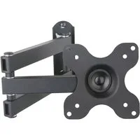 Drall Instruments TV-Wandhalterung S62, (bis 32 Zoll, 1-tlg., Schwarze LCD LED Wandhalterung 19-32 Zoll neigbar schwenkbar VESA 100)