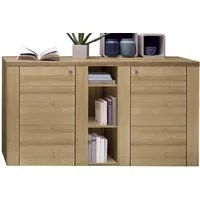 OTTO home Sideboard Larona, zeitlose Kommode mit 2 Türen, Türkommode, Breite 155 cm, Höhe 84 cm, viel Stauraum, Anrichte mit dekorativer Rahmenoptik