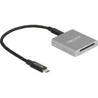 USB Type-C Card Reader für SD Express (SD 7.1) Speicherkarten, Kartenleser aluminium
