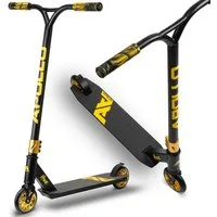 Apollo Stuntscooter Hawk - Scooter für Erwachsene, Jugendliche und Kinder ab 6 Jahren, extra breite Trittfläche & stabiler Lenker
