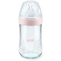 NUK Babyflasche NUK Nature Sense Babyflasche, Glasflasche