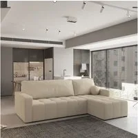 Masseno Ecksofa VOLIRA mit Schlaffunktion L-Form, Sofa mit Bettkasten
