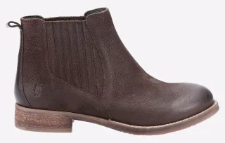 Hush Puppies Edith Damenstiefel Aus Braunem Leder