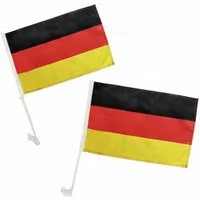 Fries Fahne Autofahne Autoflagge Deutschland Fahne Flagge 30x45cm Halterung Auto, Auto Fahne