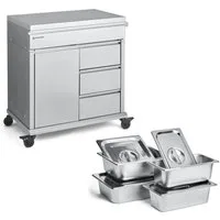 BURNHARD® Grillablagetisch (Grilltisch)