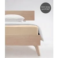 fleuresse Spannbettlaken Comfort, Jersey-Elasthan, Gummizug: rundum, (1 Stück), langlebig & bügelfrei,Perfekte Passform durch POWER-STRETCH
