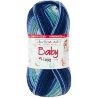Schoeller + Stahl Baby Happy Color Häkelwolle, 185 m, wunderbar weiches, pflegeleichtes Garn mit fröhlichen Farbakzenten
