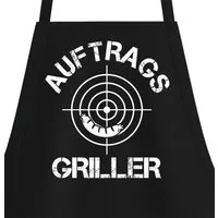 Youth Designz Grillschürze Auftrags-Griller Schürze Kochschürze für Männer, mit lustigem Spruch & Logo Aufdruck