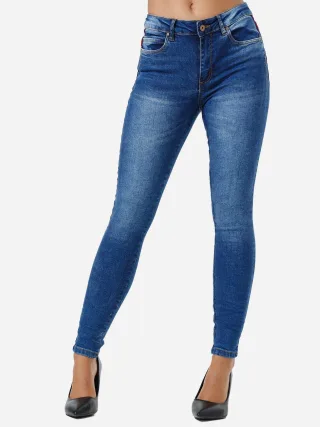 Tazzio Damen Skinny Fit Jeans