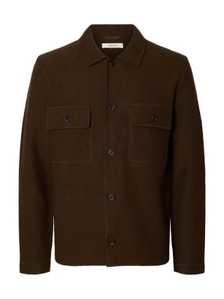 selected men - SLMNEALY LS KNIT REG WORKWEAR CARDI NOOS - Gr. - S